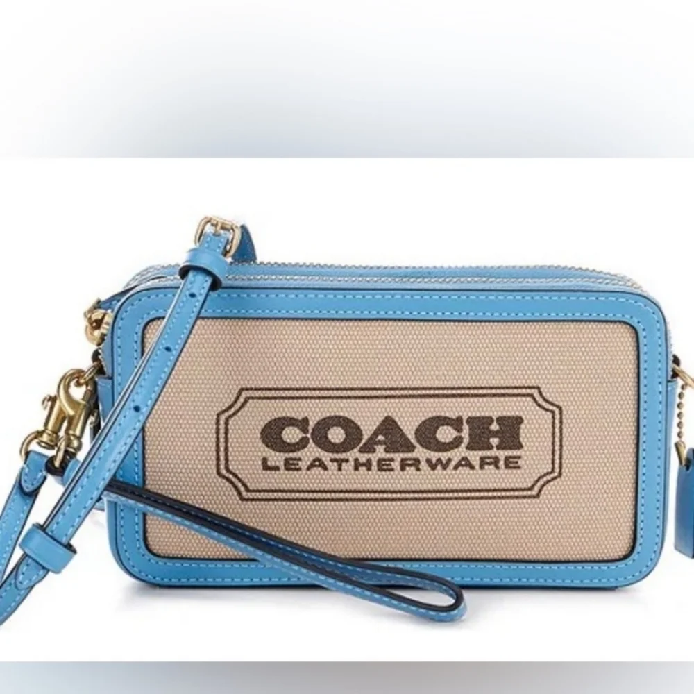 💙▪️Rare▪️🆕️ Coach Canvas Kira Crossbody Bag/ Wristlet NWT SOLD OUT!!! - Picture 8 of 10